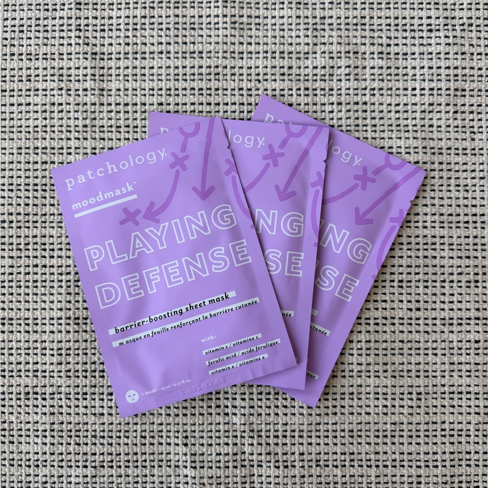 Patchology Playing Defense Moodmask - Barrier-Boosting Sheet Mask (set of 3)